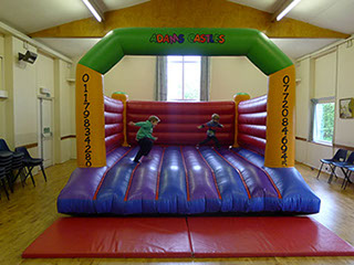Bouncy Castle setup for childrens party