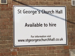 Church Hall Available to hire